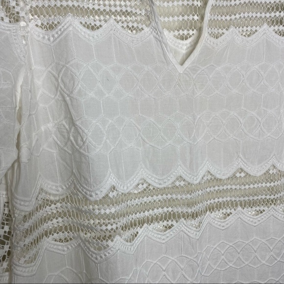 Cabi #5385 White Majorca Fringed Cover Up - Picture 4 of 10